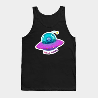 hello human Tank Top